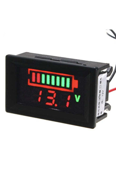 Generic مؤشر سعة بطارية الرصاص الحمضية 1D17 12V-60V مع شاشة LED رقمية