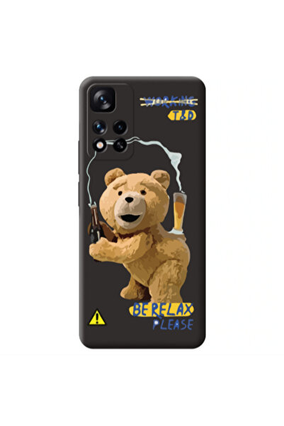 Other Xiaomi Redmi Note 11 Pro 5G Be Relax Black Colored Silicone TPU Θήκη