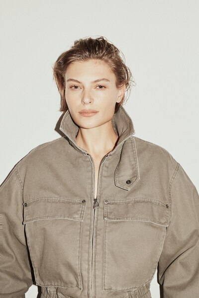 H&M Dolgulu Kanvas Ceket