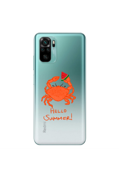 Other Xiaomi Redmi Note 10S Hello Summer! Transparent Silicone TPU Θήκη