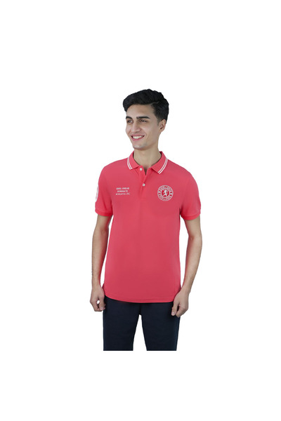 Giordano Men Relaxed Cotton Lycra World Cup Polo