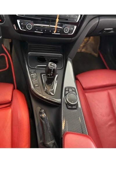 CİHAN GROUP Bmw F30 F32 F34 F36 Compatible 4-Piece Center Console Interior Tr...