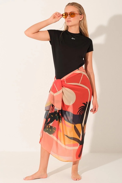 ALFASA Patterned Skirt Pareo