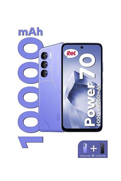 İtel P70 Power Dual SIM Marine 4+4GB RAM 256GB 4G With 4000mah Charging Case ...