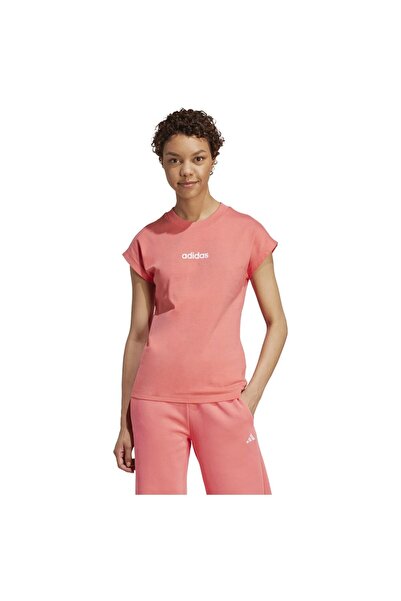 adidas Tricou de damă cu mânecă scurtă, din jerseu simplu, cu model liniar, m...