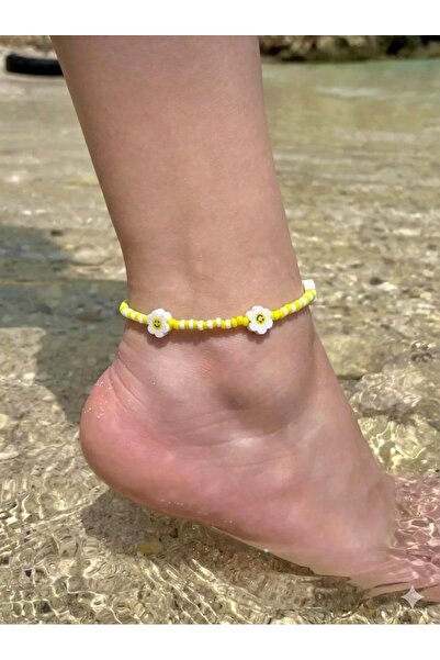 Beykan handmade Fimo Bead Smile Anklet