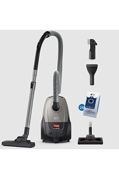 Philips XD2152/12 Ηλεκτρική Σκούπα 800W με Σακούλα 3L Γκρι