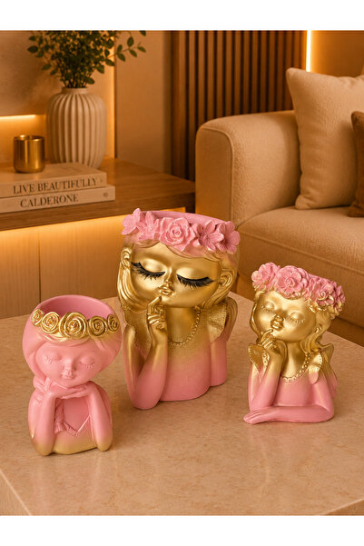 NO BRAND Set 3 Vaze Decorative Moderne