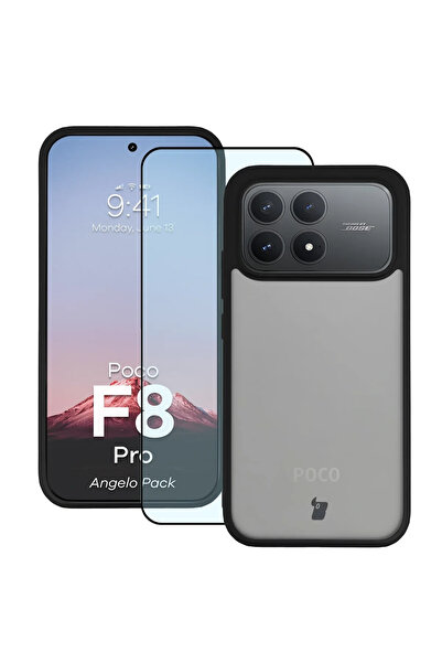BizonMobile Husă de protecție 2-în-1 și sticlă securizată pentru Xiaomi Poco ...