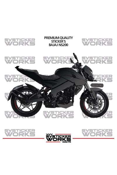 ARONA ملصق تزيين BAJAJ NS200 ثنائي اللون، طقم جاهز لتزيين المحرك، عالي الجودة
