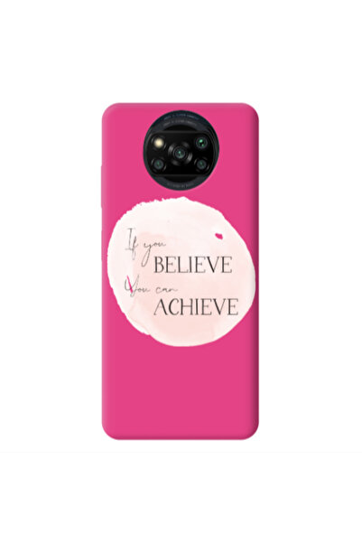 Other Xiaomi Poco X3 /X3 Pro If You Believe Fuchsia Colored Silicone TPU Θήκη