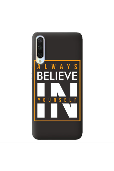 Other Xiaomi Mi 9 Lite Always Belive Black Colored Silicone TPU Θήκη