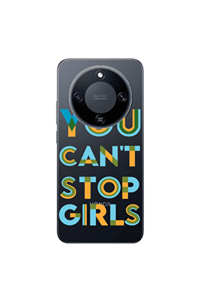 Other Honor Magic 8 Lite You Cant Stop Girls Transparent Silicone TPU Θήκη