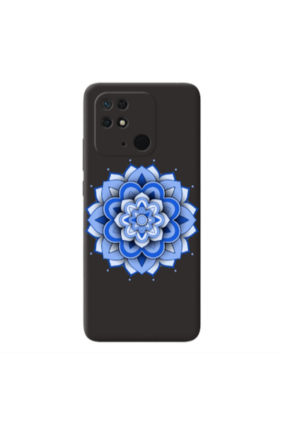 Other Xiaomi Redmi 10C Manadala D9 Black Colored Silicone TPU Θήκη