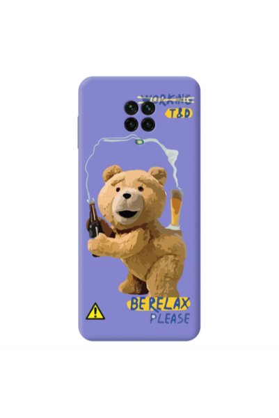 Other Xiaomi Redmi Note 9 Pro Be Relax Purple Colored Silicone TPU Θήκη