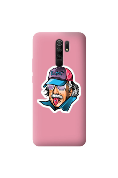 Other Xiaomi Redmi 9 Einstein Pink Colored Silicone TPU Θήκη