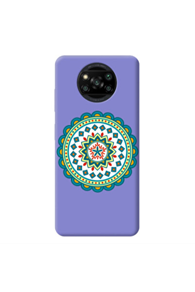 Other Xiaomi Poco X3 /X3 Pro Mandala D11 Purple Colored Silicone TPU Θήκη