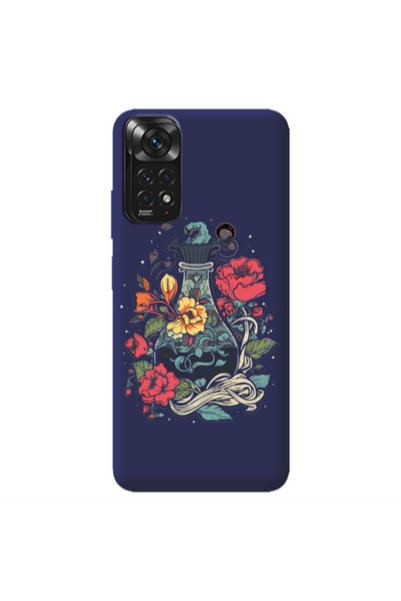 Other Xiaomi Redmi Note 11 4G Magic vase Dark blue Colored Silicone TPU Θήκη