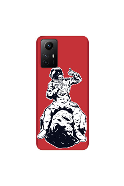 Other Xiaomi Redmi Note 12s ice cream in space Red Colored Silicone TPU Θήκη
