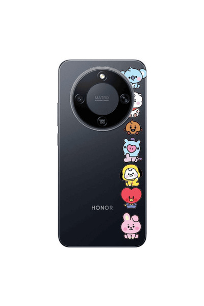 Other Honor Magic 8 Lite Lovely animals Transparent Silicone TPU Θήκη