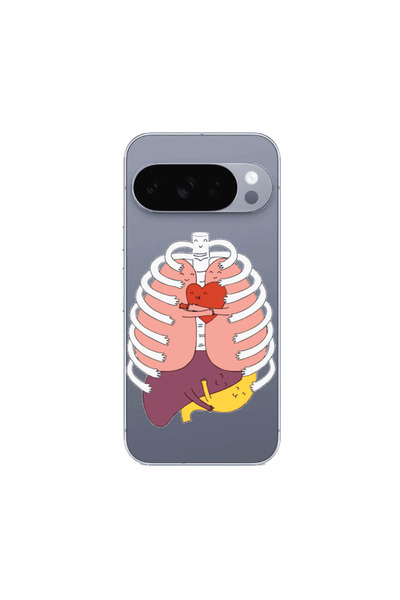Other Google Pixel 10 Pro Anatomy Transparent Silicone TPU Θήκη