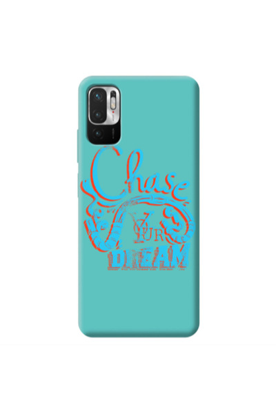 Other Xiaomi Redmi Note 10 Pro 5G Chase Your Dream Turquoise Colored Silicone...