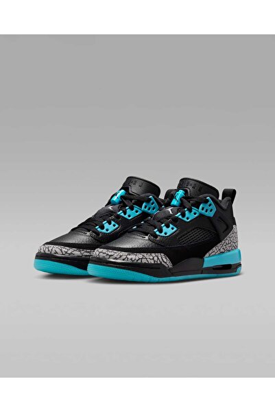 Nike Air Jordan Spizike Low Genç Çocuk Unisex Deri Sneaker ( DAR KALIP (Blue Sport )