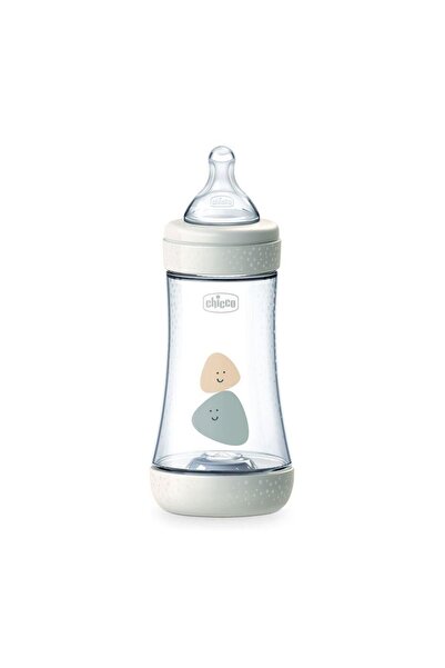 Chicco Πλαστικό Μπουκάλι P5 Ουνισέξ 240ml με Θηλή Σιλικόνης 2μ+ (20223-30)