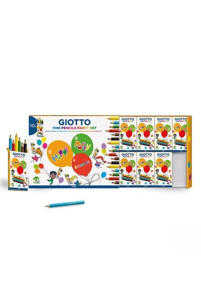 Giotto Σετ Δώρου για Παιδικό Πάρτι: Χρωματιστά Μολύβια 10x6 (000312000)