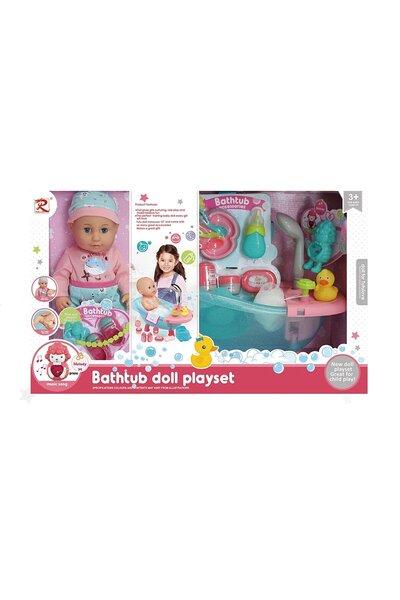 Blue Toys Σετ παιχνιδιού μπάνιου με αξεσουάρ και μωρό (MKM831082)
