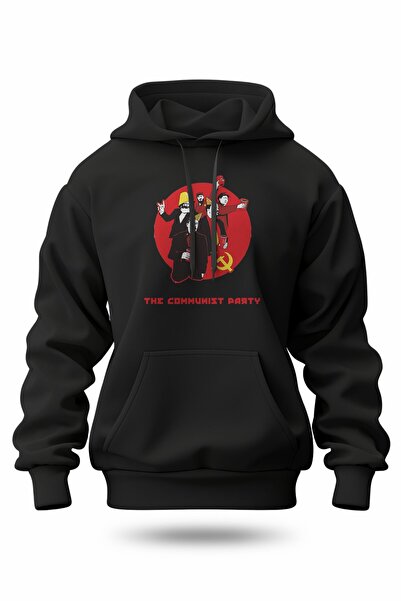 buzagi tasarım ürünleri The Communist Party Unisex Hooded Sweatshirt