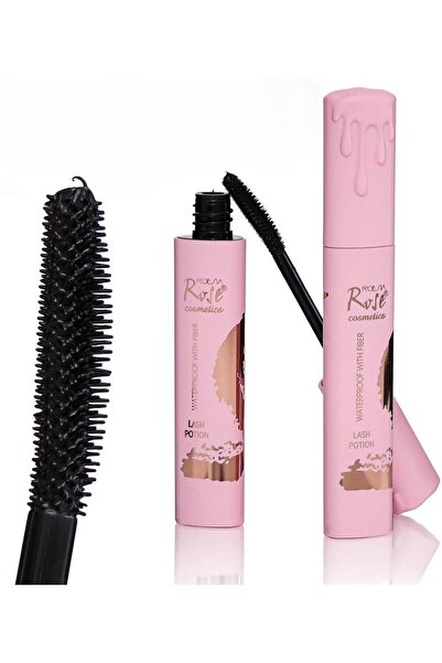3B Trend Rose Lash Potion Intense Volumizing Fiber Black Mascara - Waterproof...