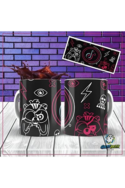 Ghostbastır Design كوب تيك توك |   قطعة واحدة K0436