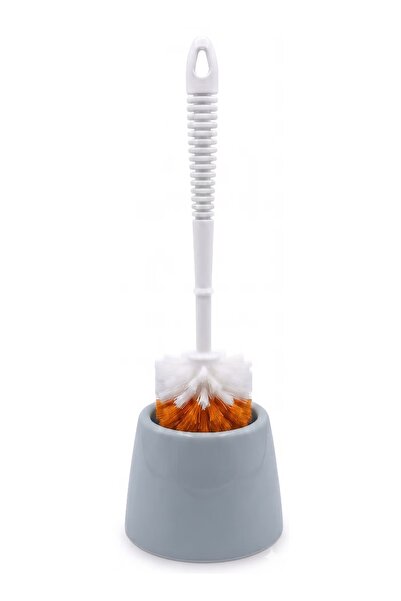 Generic Nabco Toilet Brush with Holder - White