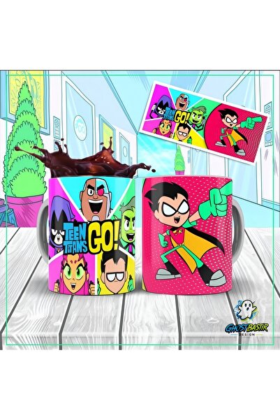 Ghostbastır Design Teen Titans Go Mug Cup |   Single Piece K0430