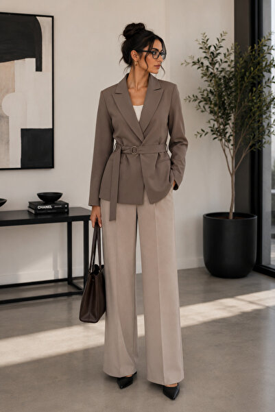 TIFFANY&TOMATO Kuşak Detaylı Blazer Ceket