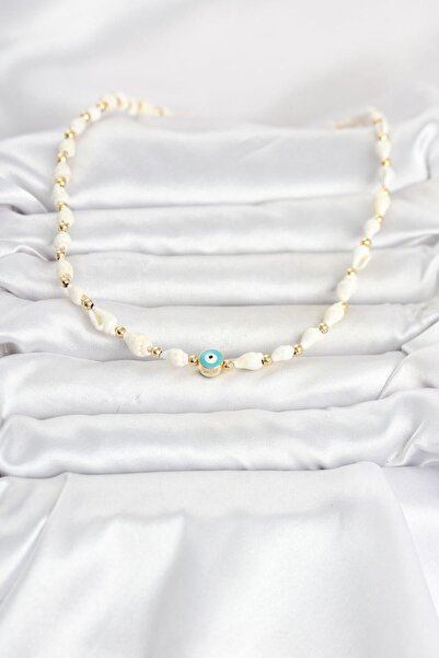 SEM STORE Natural Sea Shell Chain Necklace