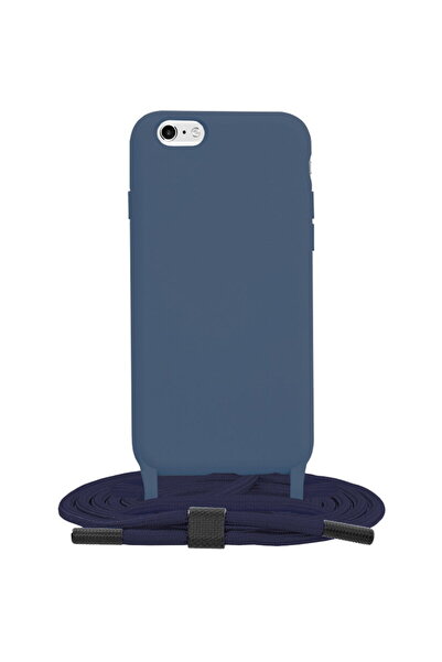 Techsuit Θήκη για iPhone 6/ 6S - Λουράκι χιαστί - Μπλε