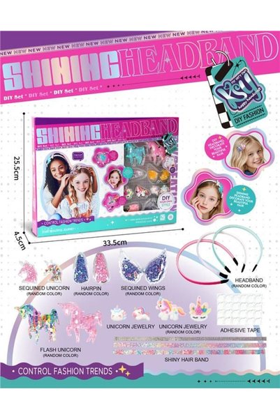 Blue Toys Λαμπερό Σετ Ομορφιάς για το Κεφάλι (MKV851584)