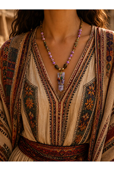 HER ŞEY NOTA www.herseynota.com Bohemian Liliana Natural Stone Tree of Life N...
