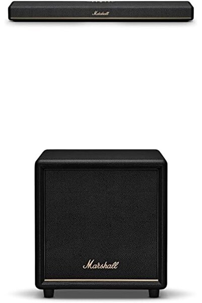 Marshall Heston 60 Black Dolby Atmos Soundbar, Wireless Subwoofer
