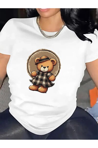 1001moda تي شيرت بتصميم دب لطيف |   متين ومريح، مثالي لغرفة المعيشة أو منطقة ...