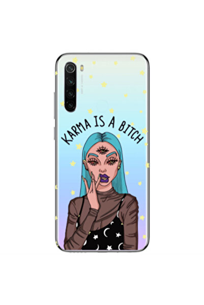 Other Xiaomi Redmi Note 8 Karma is a bitch Transparent Silicone TPU Θήκη