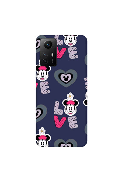 Other Xiaomi Redmi Note 12s Minnie Dark blue Colored Silicone TPU Θήκη
