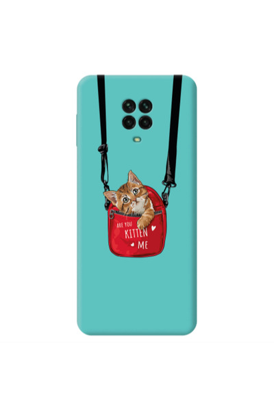 Other Xiaomi Redmi Note 9 Pro Kitten Me Turquoise Colored Silicone TPU Θήκη
