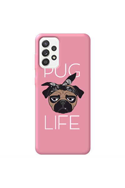 Other Samsung A23 Pug Life Pink Colored Silicone TPU Θήκη
