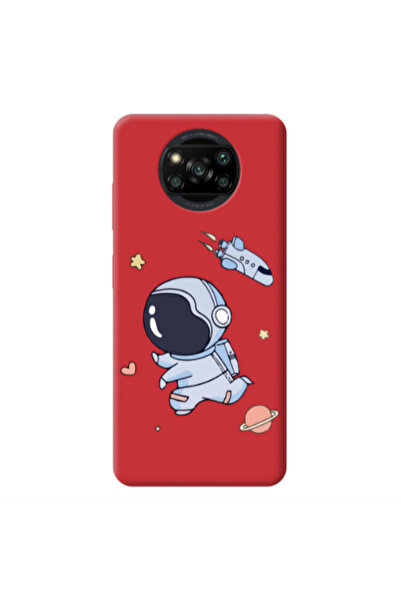 Other Xiaomi Poco X3 /X3 Pro Aduket Red Colored Silicone TPU Θήκη
