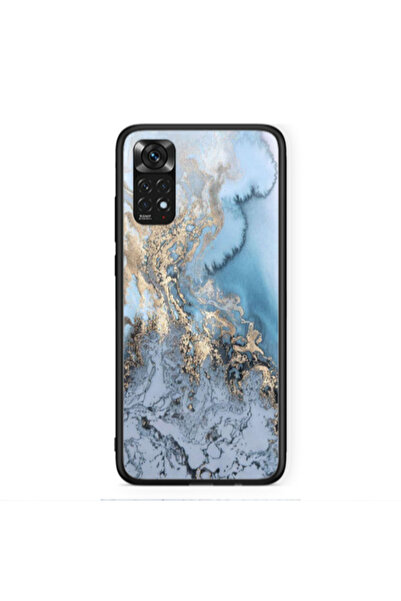Other Xiaomi Redmi Note 11S NFC Marble Gold Design Black Glossy Θήκη