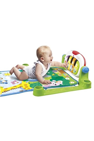 WINFUN -Jungle Pals Kick 'N Play Musical Gym Deluxe