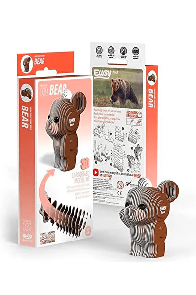 Eugy Bear 3D Puzzle Creative Forest Animal Activity Set
